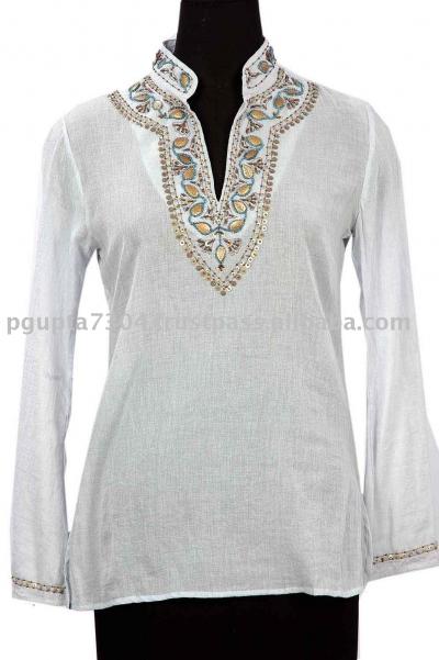 Cotton Embroidered Kurtis (Baumwolle bestickt Kurtis)