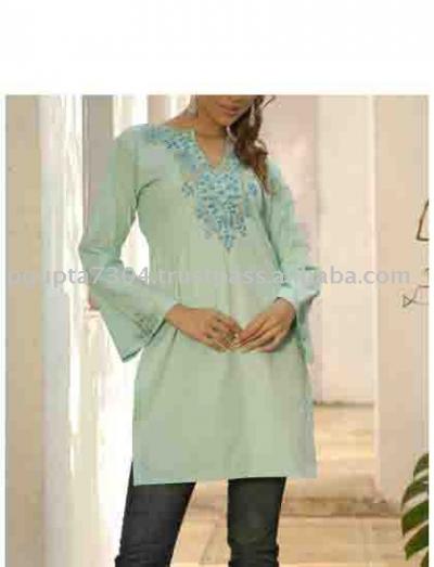 Cotton Embroidered Kurtis (Хлопок Вышитая Куртис)