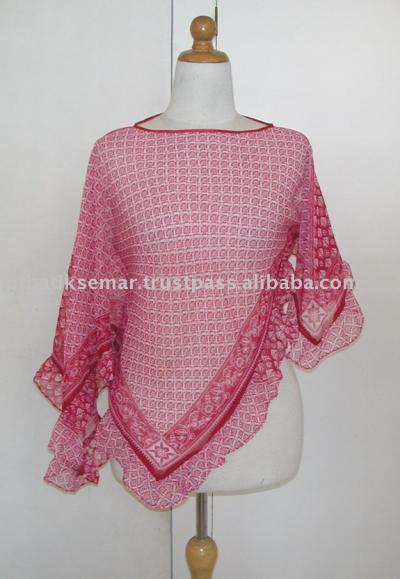 Pink Serut Campur Sari Bluse (Pink Serut Campur Sari Bluse)