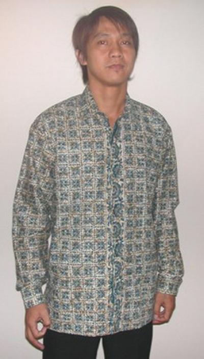 Ceplok Daun Men Shirt (Ceplok Даун мужчин Рубашка)