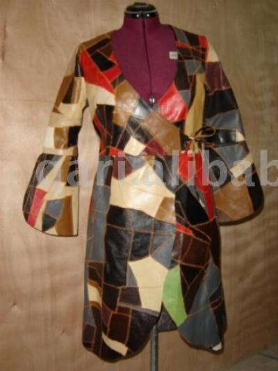 Leather Patchwork Jacket (Veste en cuir Patchwork)