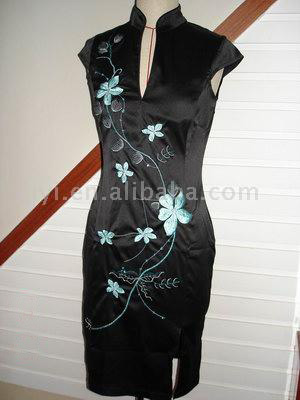 Ladies` Dress with Embroidery (Ladies` Dress with Embroidery)