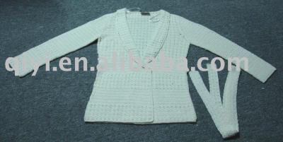 ladies fashion knitted cardigan sweater (ladies fashion knitted cardigan sweater)