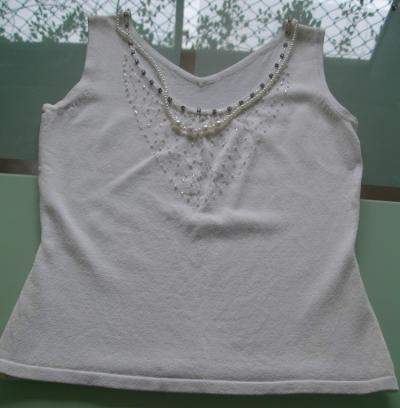 ladies knitted tank top (Damen Tank-Top aus Gewirken)