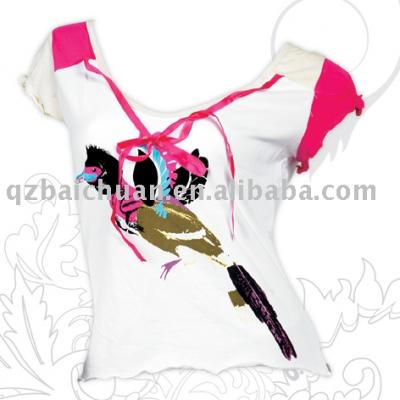 Hot selling girl`s t shirt (Горячая продажа Girl `S майка)