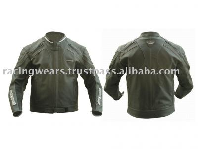 Leder Motorrad Jacke (Leder Motorrad Jacke)