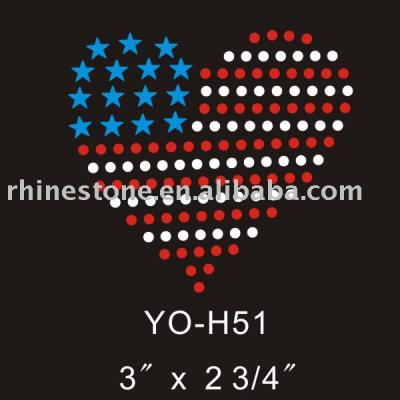 valentine love rhinestone motif for T-Shirt and Garment (Валентина Rhinestone мотив любви к футболке и одежда)