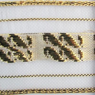 gold/sliver metallic ribbon (Gold / Sliver ruban métallique)