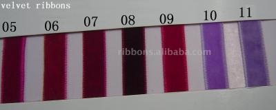 100% nylon velvet ribbons (100% нейлона бархатных лентах)