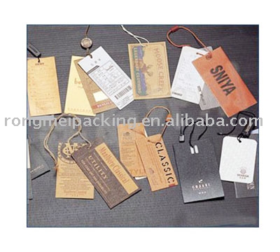 garment hangtags (étiquettes volantes vêtement)