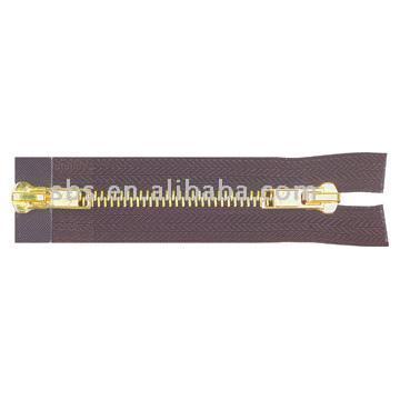 Zwei Wege Open End Brass Zipper (Zwei Wege Open End Brass Zipper)