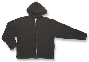 ZIPPER HOODED SWEATSHIRT (ZIPPER HOODED SWEATSHIRT)