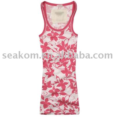 100% Cotton Brand Women`s Fashion Tank AFd013b (100% coton Marque Women `s Fashion Tank AFd013b)