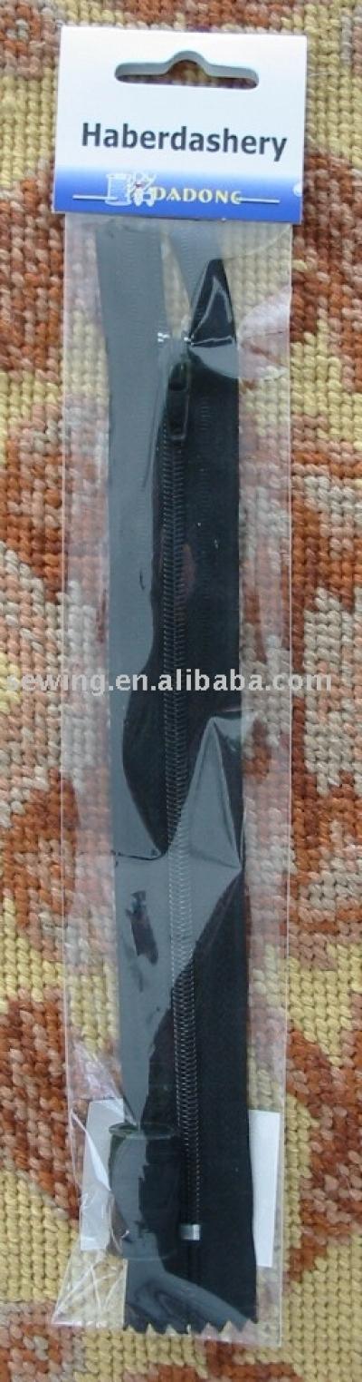 15189-Nylon Zipper with Thread 18cm 3#,Pin Lock,Closed End (15189-Nylon Zipper с резьбой 18см 3 #, фиксатор, закрытым концом)