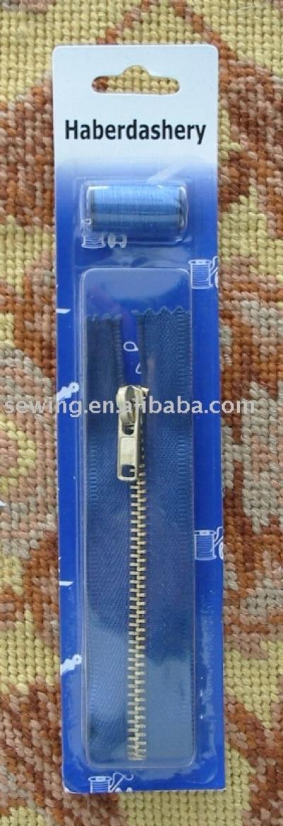 15186B-Metal Zipper with Thread 22cm 4#,Auto Lock,Closed End (15186B-метал молнии с резьбой 22см 4 #, AUTO LOCK, закрытым концом)