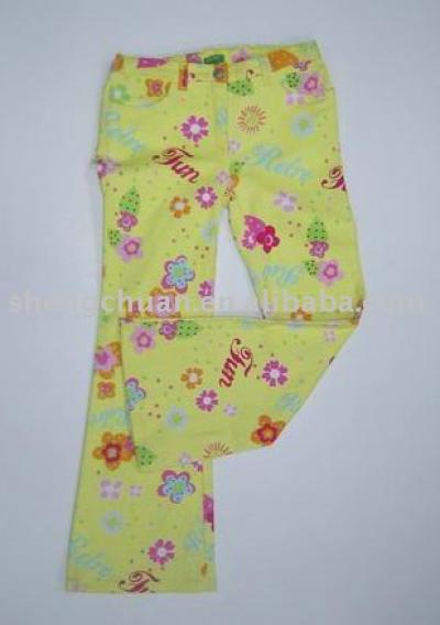 girl`s pants (girl `s pants)