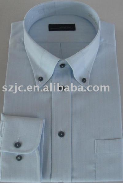 L/S Blue Striped shirt (L / S Blue полосатой рубашке)