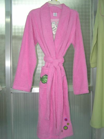 coral fleece bathrobe (peignoir polaire coralliens)