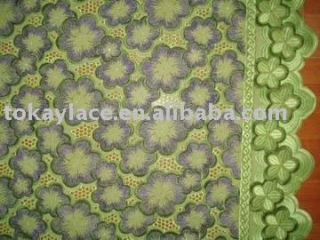 African hand-cut voile lace (African hand-cut voile lace)