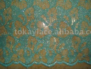 net+water solution sprayed gold powder lace (net+water solution sprayed gold powder lace)