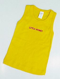 Infants 100% Cotton Rib Tank Top with Embroidery