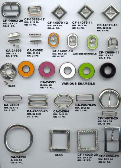 Italian Buckles, Buttons And Accessories (Italienisch Schnallen, Knöpfe und Zubehör)