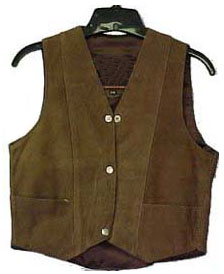 Leather Vest Coat (Veste en cuir Manteau)