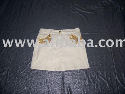 Linen Mini Skirt