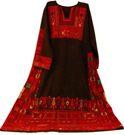 Handcraft Embroidery Palestinian Dress (Handwerk Sticken Palestinian Dress)