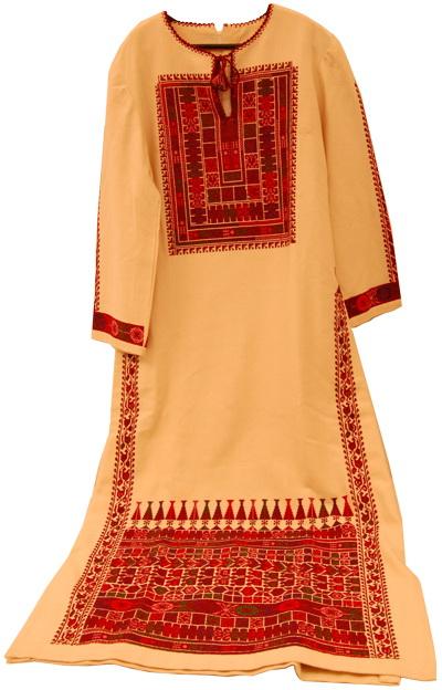 Handcraft Embroidery Palestinian Dress (Handwerk Sticken Palestinian Dress)