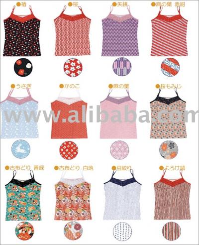 Classic Japanese Pattern Prints Tank Top (Classique japonais Pattern Prints Débardeur)