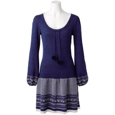 15 Long Sleeve Blue Dress (15 Long Sleeve Blue Dress)