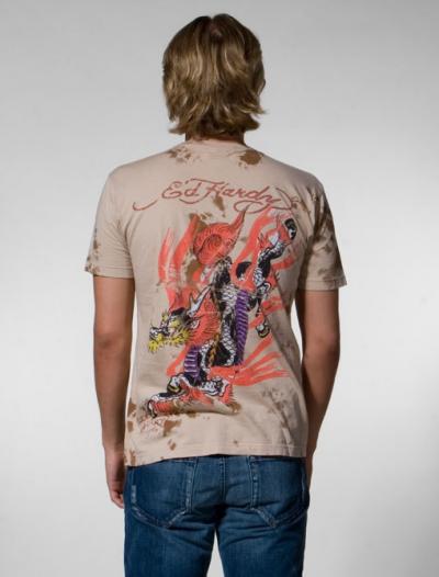 Painted Short Sleeve T-Shirts -Dragon (Peintes à manches courtes T-Shirts-Dragon)