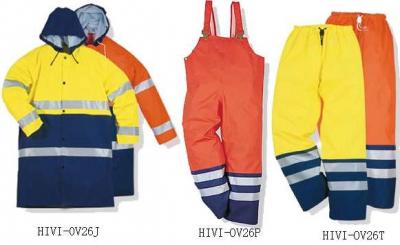 EN471 High Visibility PU Rainwear (EN471 высокая видимость ПУ дождевиков)