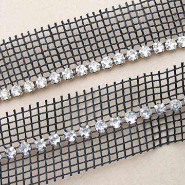 Mesh With Acrylic Stone Or Rhinestone (Maille à l`acrylique Stone ou Stras)