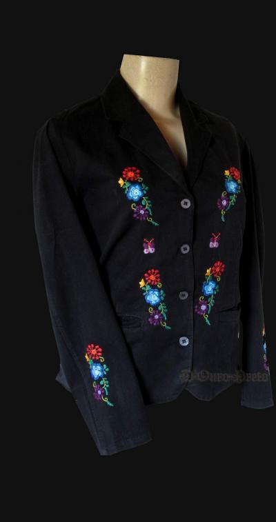 Embroidered Short Blazer (Вышитый Кратко Blazer)