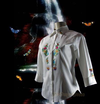 Hand Embroidered Long Blouse (Руки вышитая блузка Long)