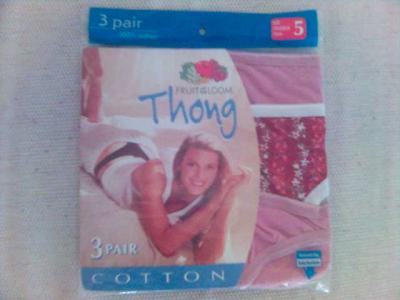 100% Cotton Thong (100% хлопок Тонг)