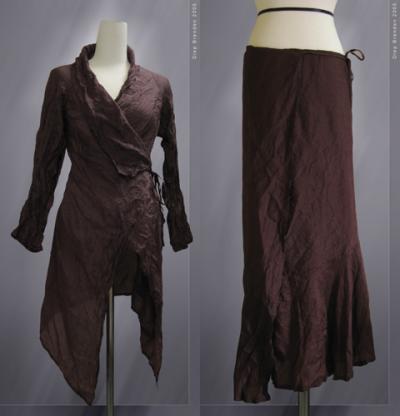 Silk Shirt / Dress and Skirt (Silk Shirt / Dress and Skirt)