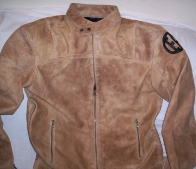 Ea Style Leather Jacket In Jungle Style