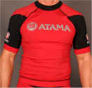 Rash Guard - Red %26 Black Short Sleeve (Rash Guard - Red% 26 Black Short Sleeve)