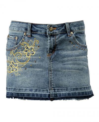 Gold Embroidered Skirt (Or brodé Jupe)