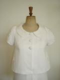 White Short Sleeve Jacket (White Short Sleeve Jacket)