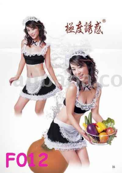 F012 Black Servant Sexy Cute Costume (F012 Black Servant Sexy Cute Costume)