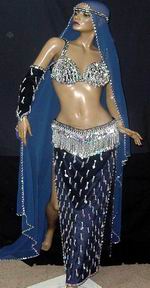 Oriental Belly Dance Costume (Orientalischer Bauchtanz Kostüm)