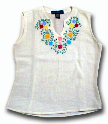 Blouse With Embroidery (Bluse mit Stickerei)