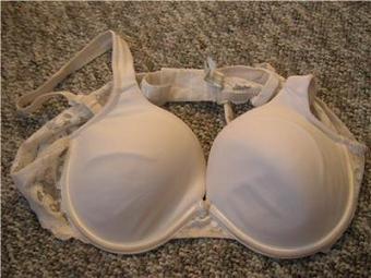 Well Worn 38 D Bra ~White and Smooth~ (Ну Износ 38 Bra D ~ белая и гладкая ~)