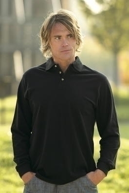 Heavymill Long Sleeve Polo Shirts