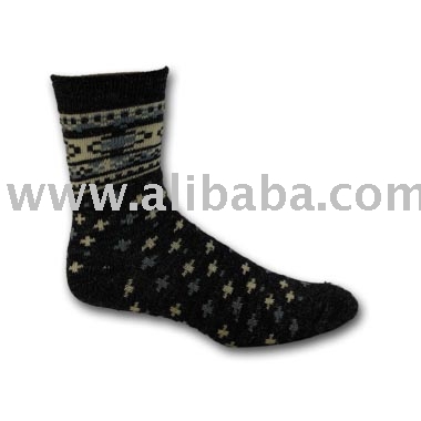 Adults Jacquard Pattern Knit Sock (Adults Jacquard Pattern Knit Sock)