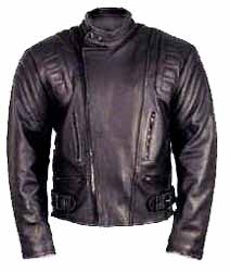 Leather Motorbike Jacket (Veste en cuir deux-roues)